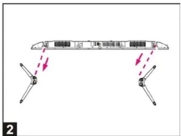 SCHNEIDER SC55S1FJORD - • Disassembly of the stand - 2