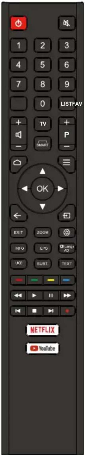 SCHNEIDER SCLED50SC400ATV - Remote Control Functions - 1