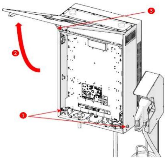SCHNEIDER EVD1S24T0H - Préparation de l'installation du pied - 22