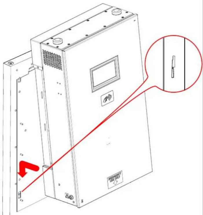 SCHNEIDER EVD1S24T0H - Préparation de l'installation du pied - 12