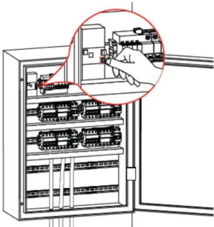 SCHNEIDER EVD1S24T0H - Préparation de l'installation du pied - 28
