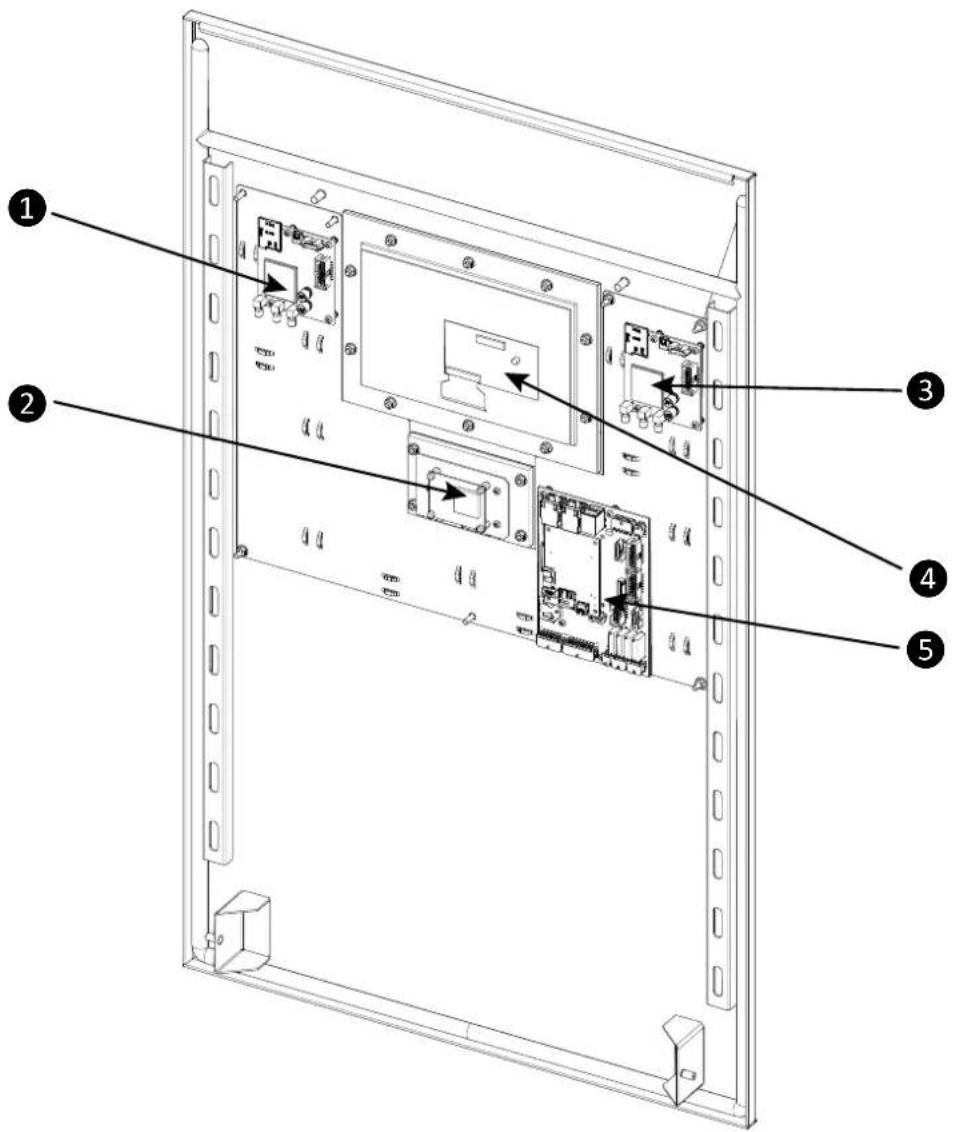 SCHNEIDER EVD1S24THB2 - Internal door view / Vue intérieure de la porte - 1
