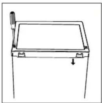 HOOVER HHTL 544W89N - Reversibilità della porta - 4