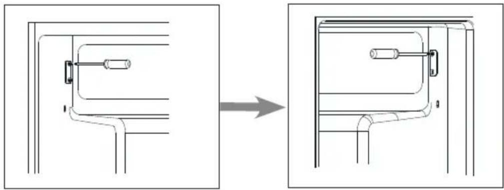 HOOVER HHTL 544W89N - Dør reversibilitet - 4