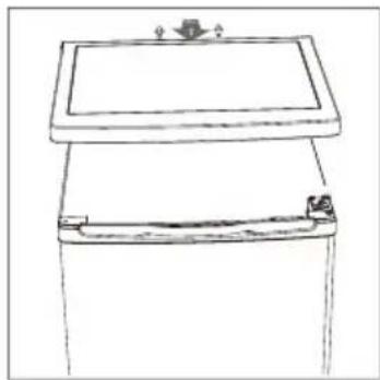 HOOVER HHTL 544W89N - Reversibilità della porta - 2