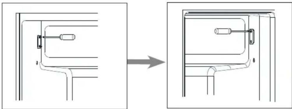 HOOVER HHTL 544W89N - Reversibilità della porta - 1