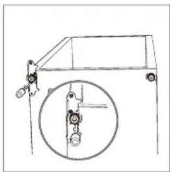 HOOVER HHTL 544W89N - Reversibilità della porta - 2