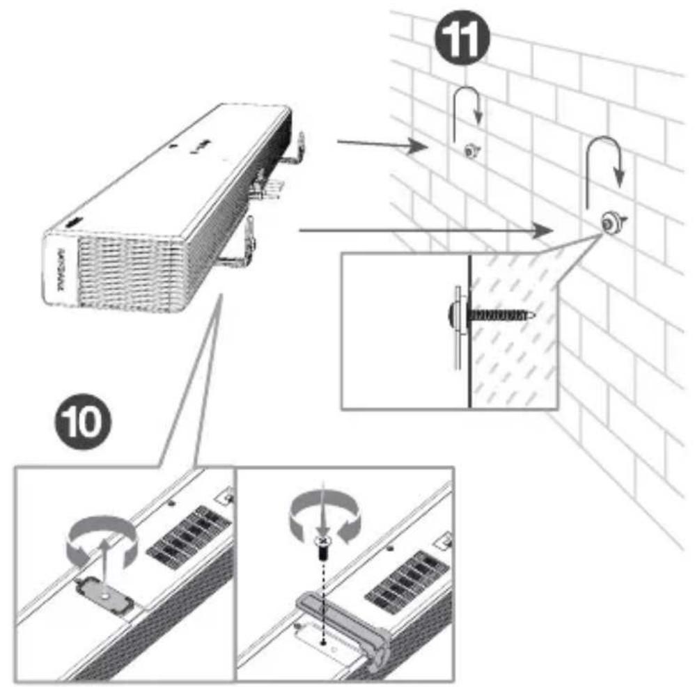 TCL C935U - Montage mural de la barre de son - 3