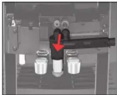 JURA GIGA 10 - Démontage et rinçage de l'écoulement combiné - 3