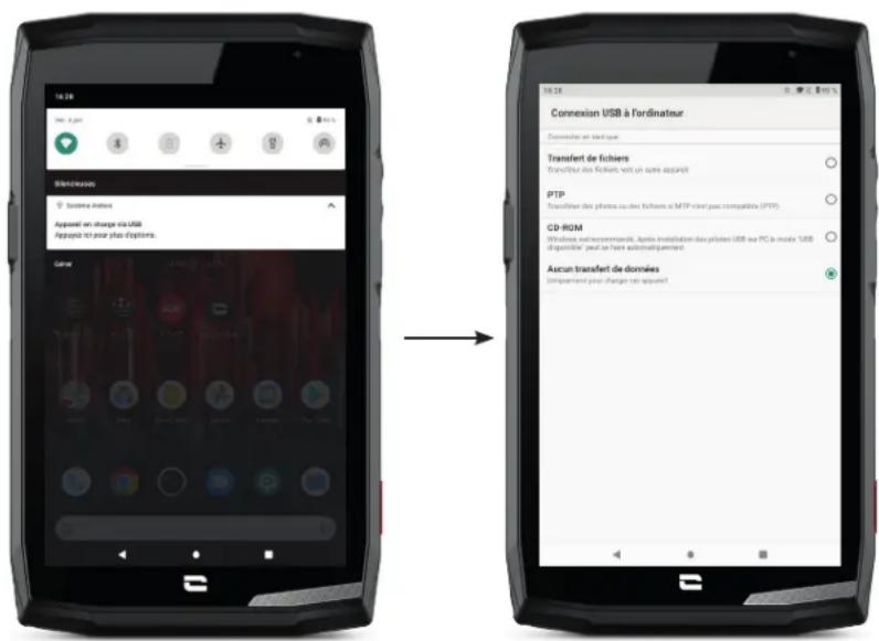 CROSSCALL CORET5 - Trasferimento dati tra il tablet CROSSCALL e il PC - 1