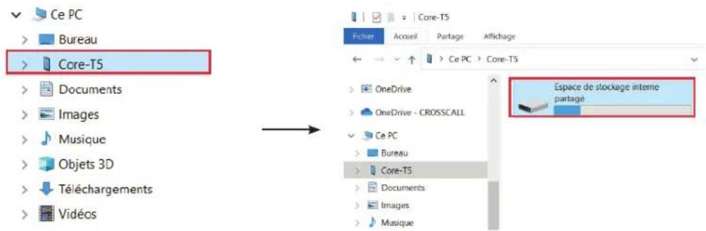 CROSSCALL CORET5 - Transferring data between your CROSSCALL tablet and your PC - 3