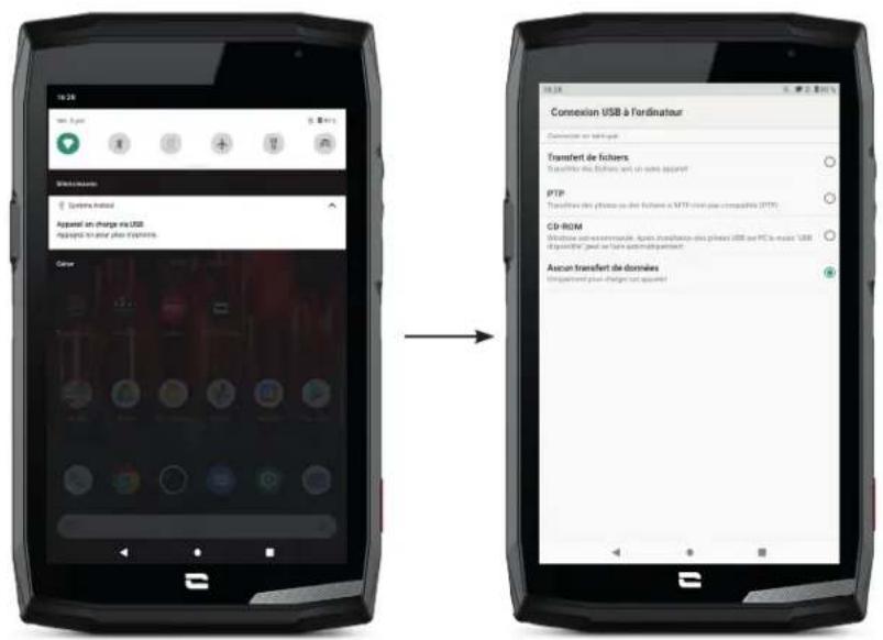 CROSSCALL CORET5 - Transferring data between your CROSSCALL tablet and your PC - 2