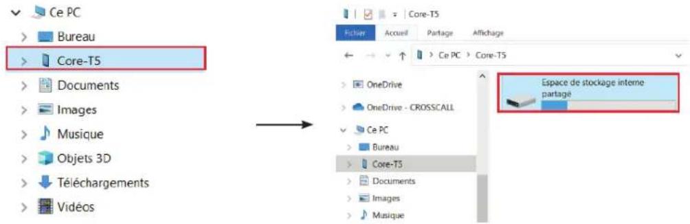 CROSSCALL CORET5 - Prenos podatkov med tablico CROSSCALL in vašim računalnikom - 2