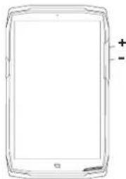 CROSSCALL CORET5 - Boutons volume +/- - 1
