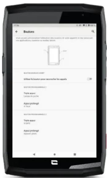 CROSSCALL CORET5 - Stap 2: Koppeling tussen X-SAFE en de programmeerbare knop - 1