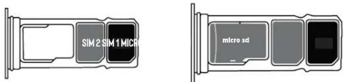 SIM 2 SIM 1 MICR micro sd