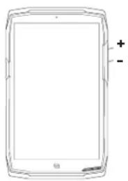 CROSSCALL CORET5 - Botões de volume +/- - 1