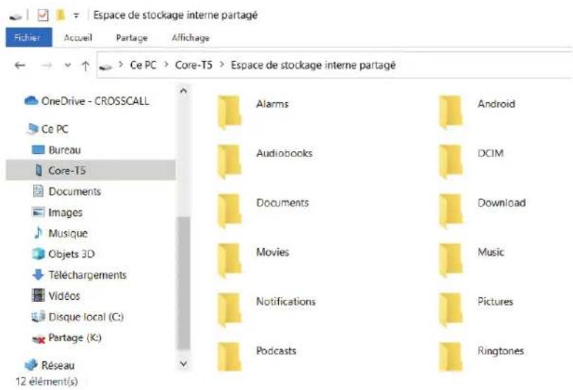 CROSSCALL CORET5 - Transferência de dados entre o seu tablet CROSSCALL e o seu PC - 3