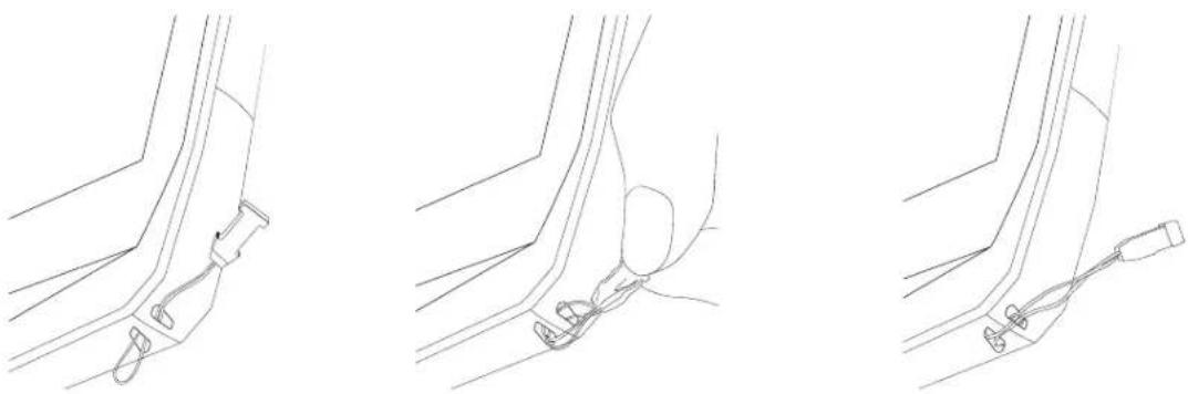 CROSSCALL CORET5 - Installazione del cordoncino di sicurezza\* (leash) - 1