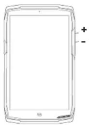 CROSSCALL CORET5 - Gumba za glasnost +/- - 1