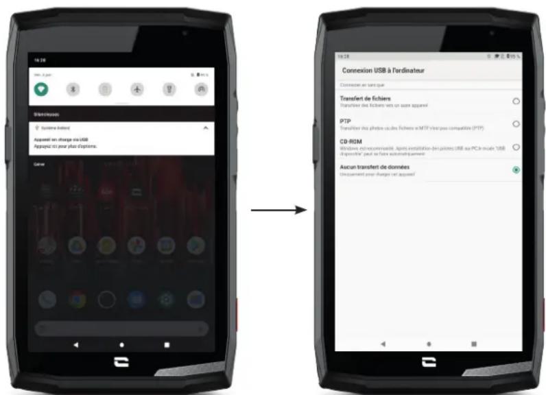 CROSSCALL CORET5 - Datenübertragung zwischen Ihrem CROSSCALL-Tablet und Ihrem PC - 1