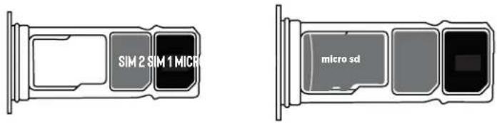 SIM 2 SIM 1 MICRO micro sd