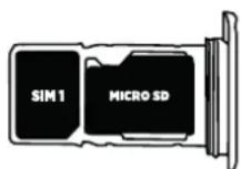CROSSCALL CoreS4 - Namestitev kartice nano SIM/mikro SD - 3