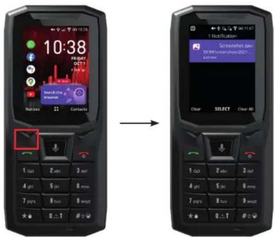 10:38 FRIDAY OCT 1 Search the Internet Notice Contacts 1 odo 2 abc 3 dwt 4 ghi 5 jki 6 mms 7 pgs 8 tuv 9 wsgd ★ ★ 0 + ! # ★ → 1 Notification Screened as DCR#user/other/QGT but now Clear SELECT Clear All
