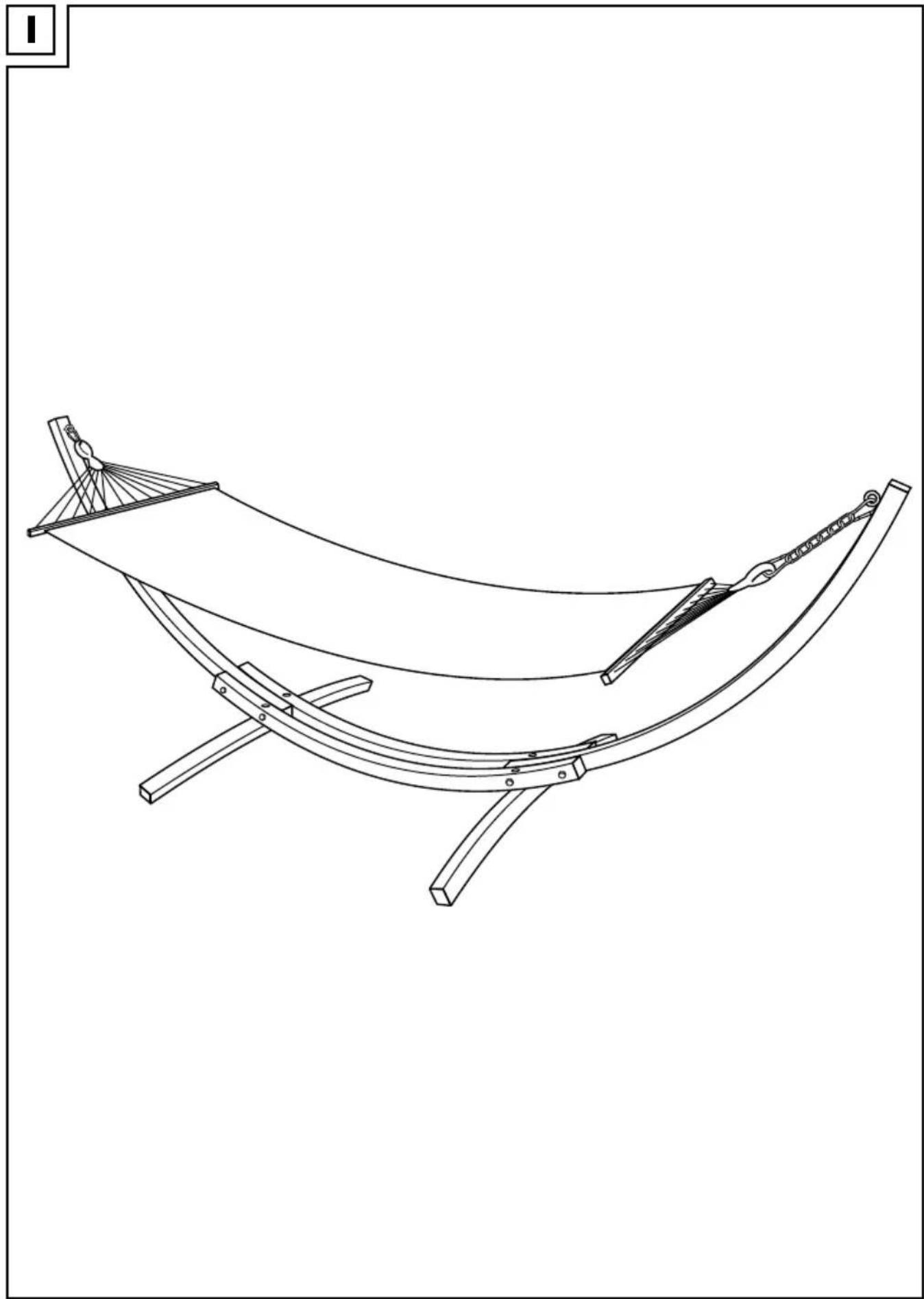 Livarno Lux IAN 388813 - HAMACA CON SOPORTE DE MADERA - 4