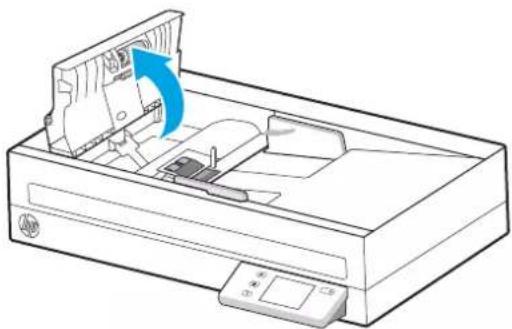 HP Scanjet Enterprise Flow N6600 fnw1 - Supprimer les bourrages du bac d'alimentation - 1