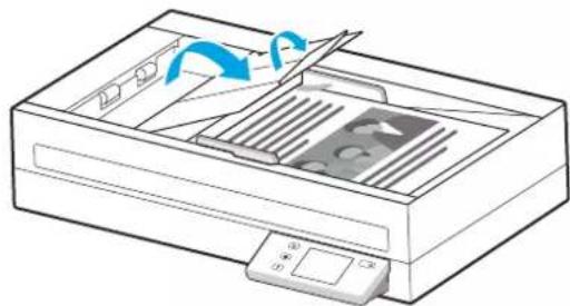 HP Scanjet Enterprise Flow N6600 fnw1 - Charger les documents dans le bac d'entrée - 7