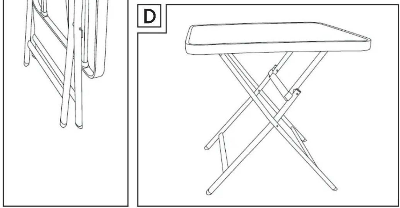 Livarno Lux HG05806 - TABLE PLIANTE EN ALUMINIUM - 2