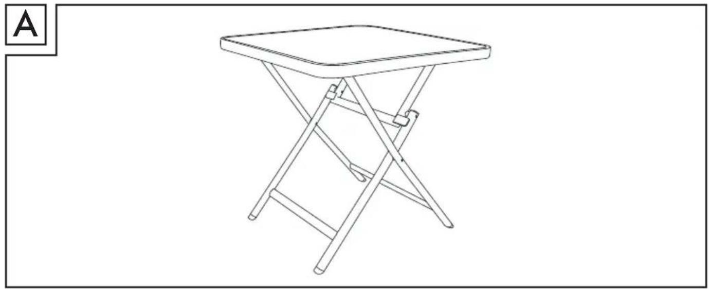 Livarno Lux HG05806 - ALUMINIUM FOLDING TABLE - 1