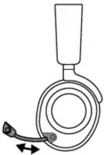 STEELSERIES Arctis Nova 7X Wireless - RETRACTABLE MICROPHONE - 1