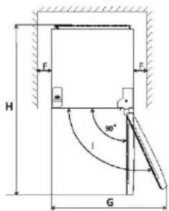 HOOVER HFF 1854 DX - Instalarea manerului uşii - 3