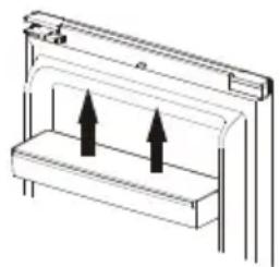 HOOVER HFF 1854 DX - Positioning the door balconies - 2