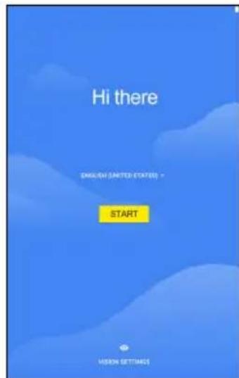 Hi there (ENGLISH) (UNITED STATES) - START VISION SETTINGS