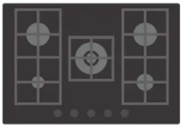 HOOVER HVG74WC5B - GEBRUIK VAN DE KOOKPLAAT - 1