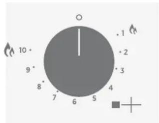 HOOVER HVG74WC5B - Bouton controlle - 1