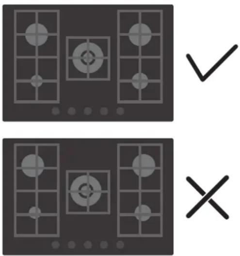 HOOVER HVG74WC5B - Utilisation de la TABLE - 1