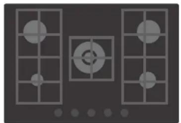 HOOVER HVG74WC5B - GEBRUIK VAN DE KOOKPLAAT - 3