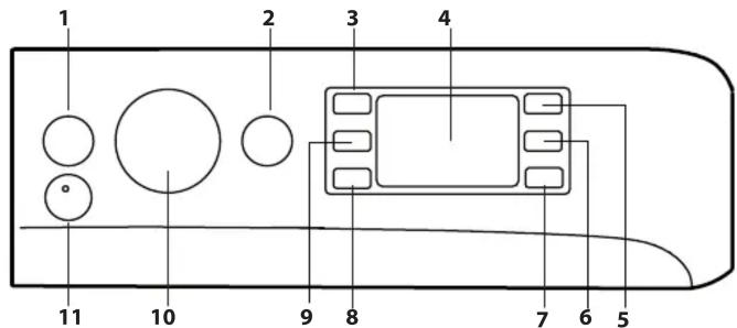 INDESIT BDE 96435 9WB FR - BANDEAU DE COMMANDES - 1