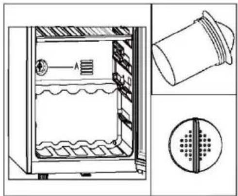 HAIER Wine Bank 50 Serie 5 HWS49GA - A szurbo behelyezese: - 1
