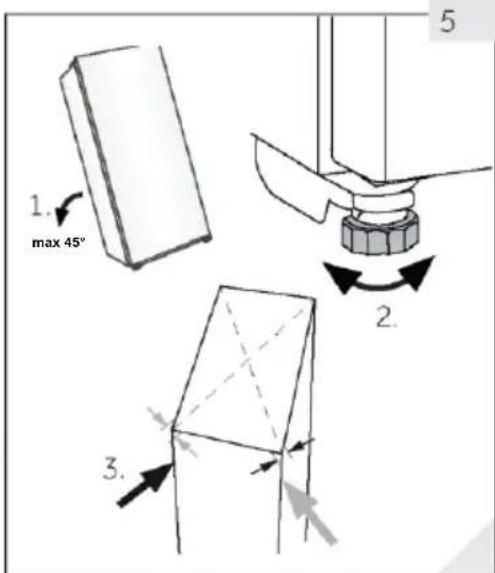 HAIER Wine Bank 50 Serie 5 HWS49GA - Seadmettsentreerimine ja niveleerimine - 1