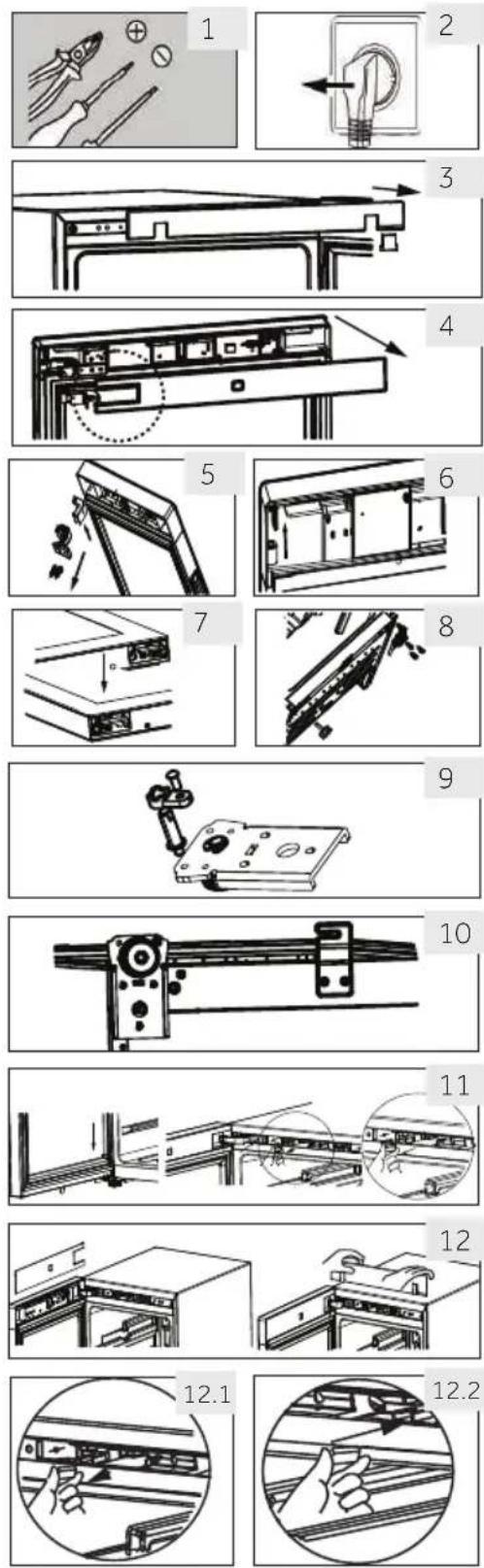 HAIER Wine Bank 50 Serie 5 HWS49GA - Passos da instalacao(excto HWS49GAE,HWS66GGE) - 1