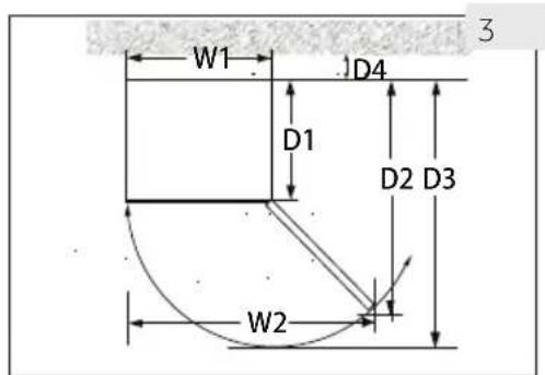 HAIER Wine Bank 50 Serie 5 HWS49GA - Plaatsvereisten - 1