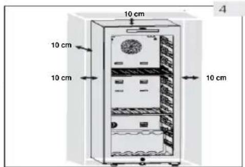 HAIER Wine Bank 50 Serie 5 HWS49GA - Ventilatsioonikaugus - 2