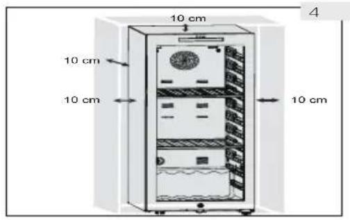 HAIER Wine Bank 50 Serie 5 HWS49GA - Belüftungsabstand - 2