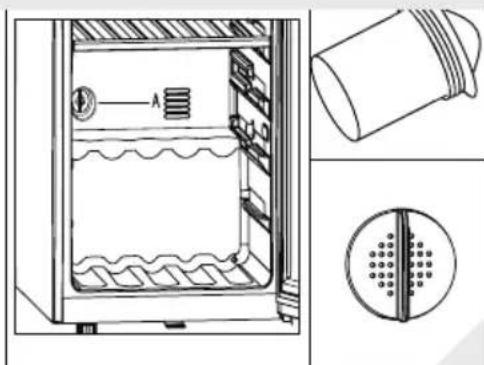 HAIER Wine Bank 50 Serie 5 HWS49GA - Introduzca el filtro. - 1