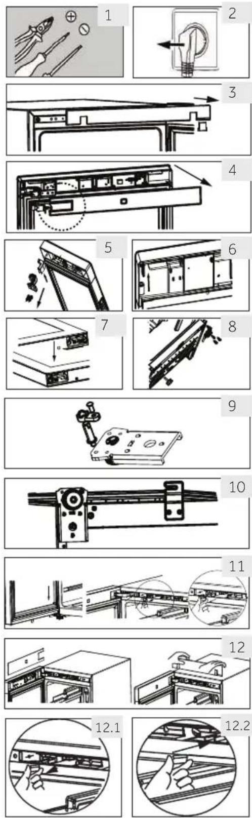 HAIER Wine Bank 50 Serie 5 HWS49GA - Assemblage stappen(behalveHWS49GAE,HWS66GGE) - 1